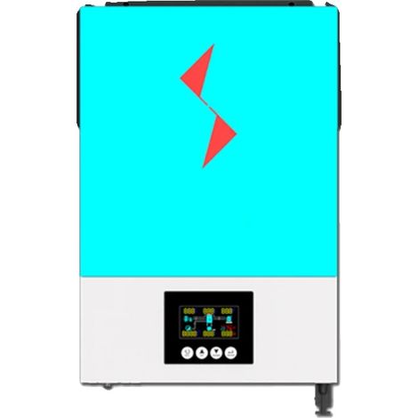 Onduleur solaire, chargeur MPPT intégré, entrée haute tension, 3600W-24V-WIFI (1/5)