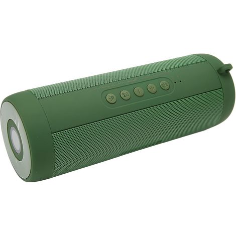 Haut-parleur Bluetooth sans Fil, Haut-parleur sans Fil Portable Haut-parleur Bluetooth BT Haut-parleur de Douche étanche à Réduction de Bruit, avec Fonction Lampe de Poche, pour la Maison,(vert) (1/5)
