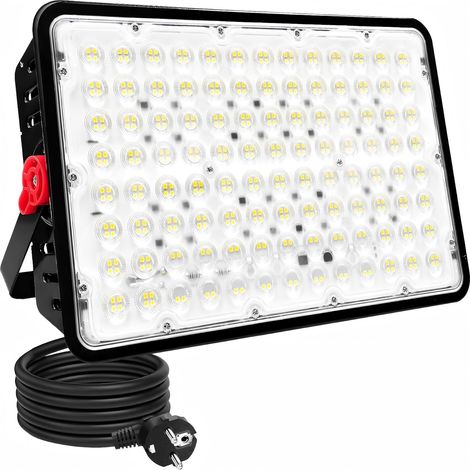 Projecteurs LED Extérieur 400W, 40000LM Spot led Extérieur IP66 étanche Projecteur Exterieur LED 6500K Blanc Froid Eclairage de Sécurité pour Jardin, Patio, Garage, Terrasse,Atelier