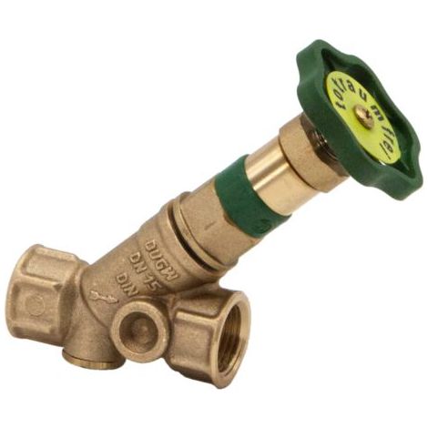 Schlösser KFR Ventil Schrägsitz 1/2" IG DN15 m. Rückflussverhinderer o. Entl. nichtst. Spindel DVGW (1/3)