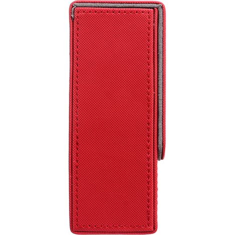 Aufbewahrungsbox für Tarotkarten, Sonnen- und Mondmotiv, große Größe, aus PU-Leder, kompatibel mit Tarotkarten in Standardgröße (rot). (1/4)