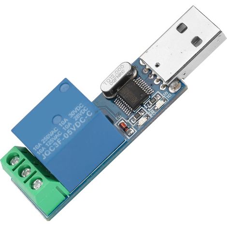 USB-Relaismodul MCU PC USB Smart-Steuerschalter Tipp-Selbstverriegelung (1/5)