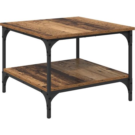 Maison Exclusive - Mesa de Café Madera Vieja 55 x 55 x 40 cm Made