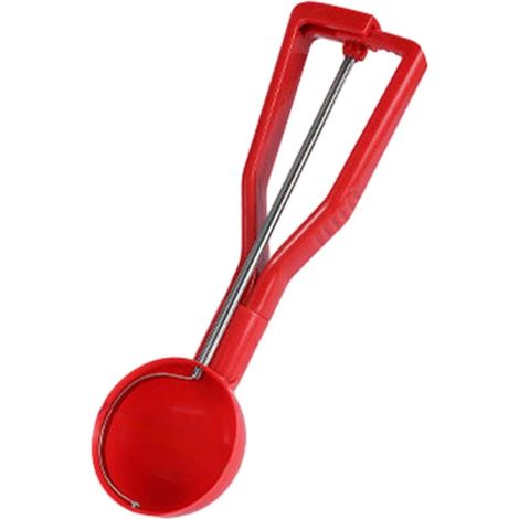 Cuillère à Biscuits Rouge pour Glaces et Desserts, Diamètre Intérieur (1/5)