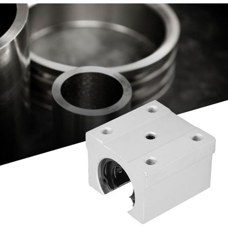 Bague de palier à billes à mouvement linéaire ouvert en alliage d'aluminium SBR16UU (1/5)