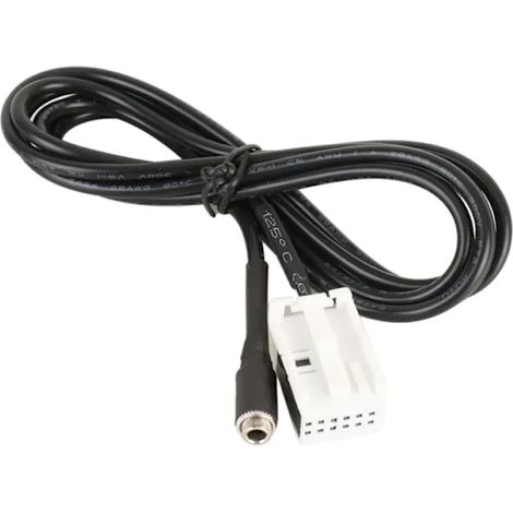 Cable Aux 3,5 Mm - Pour Installation Sans Configuration Sur Voitures BMW - Compatible X5 E39 E53 E60 E61 - Longueur 1,5 M (1/5)