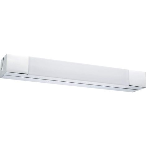 plafonnier LED éclairage de miroir incl. 1x7,5 watts IP44 éclairage de plafond Chrome, Blanc Métal, Acryl 3000 K (1/5)