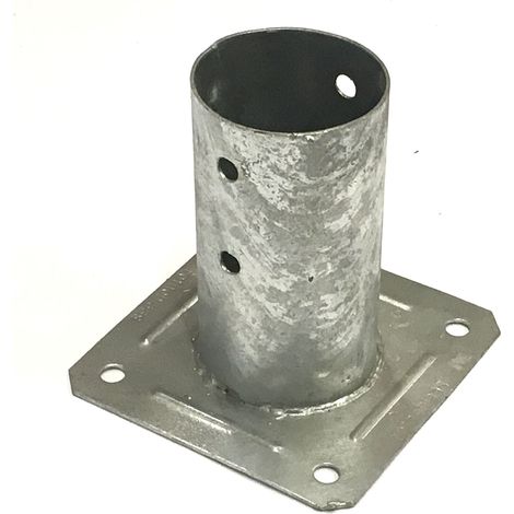 Staffa a bicchiere per palo tondo diametro 10 cm 4PZ