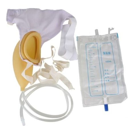 Bt-4 Sacca per urina per raccoglitore di urina maschile con sacchetto di stoccaggio da 1000 ml (1/3)