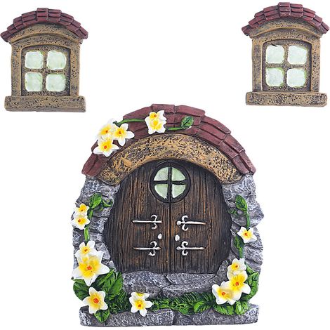 Grande porte de fée de la forêt pour Fairy Garden, lumineux 12. (1/4)