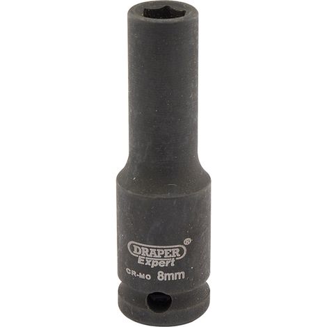 Draper Expert HI-TORQ® 8mm Deep Impact Socket Set – 3/8" Drive, Heavy-Duty Metric Deep Impact Sockets (Model 06881) (1/5)