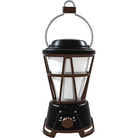 Lamps of campinglanterne to mainAtmosphere of flammeLampe of emergency in case of failure of current, to energy solar, black (1/5)
