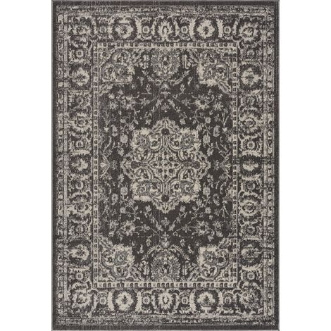 MILAN - Tapis d'inspiration "Designer" Gris Taupe 080 x 150 cm (1/5)