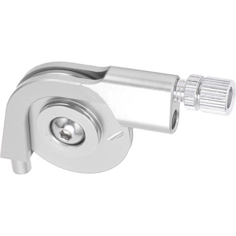 Convertitore di escursione per freni V-brake, realizzato in lega di alluminio, regolatore di pinza lavorato a CNC per ciclismo su strada, colore argento. (1/5)