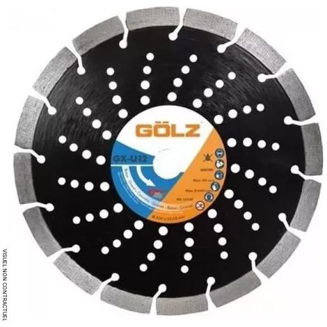 Disco diamantato GX-U12 230MM - GOLZ - GX-U12230