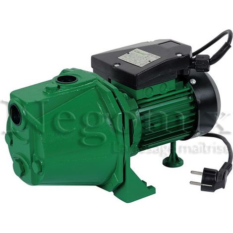 Negomix – Pompe de surface auto-amorcante 970W – Débit 3000L/h – Profondeur d'aspiration 8m – Hauteur de refoulement 40m – Pour eaux claires