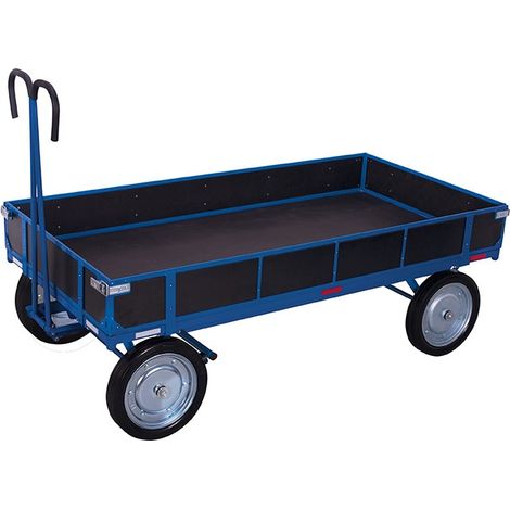 VARIOfit Handpritschenwagen mit Bordwand Vollgummibereifung 1.585 x 780 mm Traglast 1.000 kg (1/5)