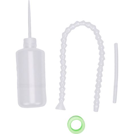 Bouteille d'arrosage à presser pour plantes suspendues, Angle réglable, arroseur à Long col, boîte précise pour Kit de paniers d'intérieur et d'extérieur (1/5)