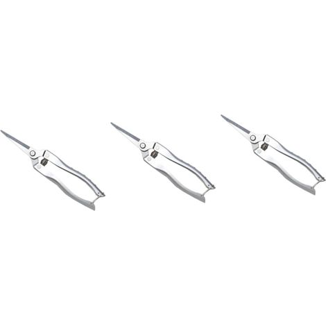 3pièces Sécateur De Jardinage Acier Inoxydable pour Élagage des Arbres Fruitiers Et Branches Outil Pratique Et Léger pour Jardinage (1/5)