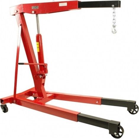 GRUA PLEGABLE 3 TONELADAS PARA TALLER, ELEVADOR DE MOTORES (1/5)