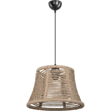 Lampada da soffitto paralume in iuta stile rustico - Besta ASZ1745 (1/4)