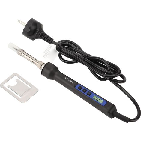 Digital Display High Power Soldering Iron LCD Portable Electronics Soldering Iron EU Plug 220‑240V ST-2080D 80W