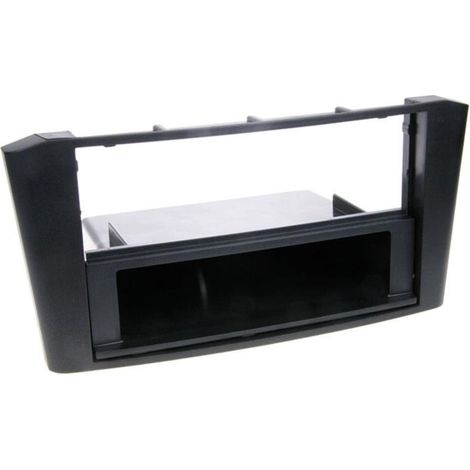 Support 1Din compatible avec Toyota Avensis T25 03-09 Avec vide poche - Noir