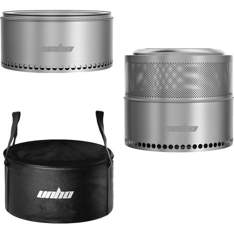 Foyer, Acier Inoxydable, Design Portable, Argent (1/2)