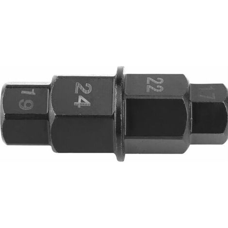 Outil de Suppression de Roue, Douille Six 6 Pans Démontage Axe Démonte Outil de Tournevis Hexagonal 17 19 22 24mm pour Moto Roue Arrière Avant (1/4)