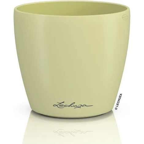 Vaso Classico "Deco 10" D11 H10CM Verde Tiglio Opaco LECHUZA (1/2)