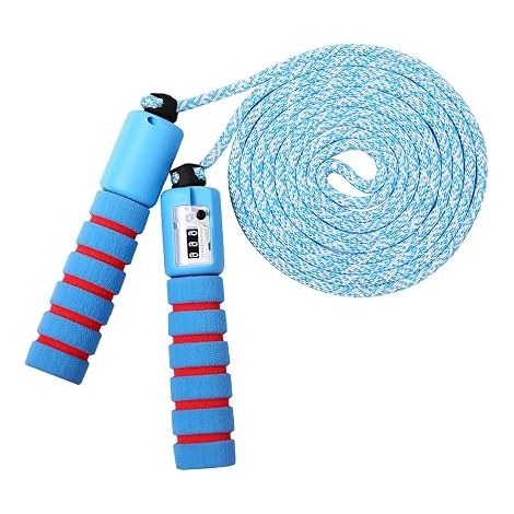 Children's Skipping Rope, Skipping Rope Counter, Adjustable Built-in Counter and Soft Handle for Fitness School Game or Activity (1/5)
