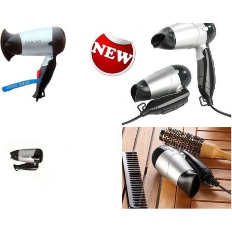 Secador De Pelo De Viaje Deportivo Plegable Mini De 1200 Vatios -