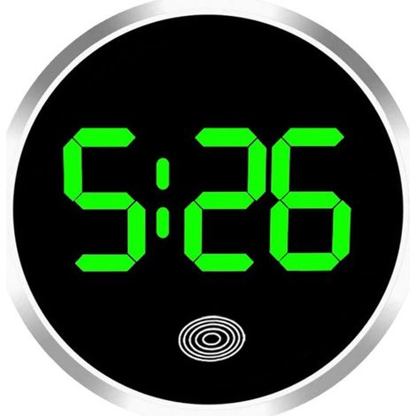 Reloj digital para el salpicadero, reloj con pantalla LED, reloj con pantalla táctil, se puede montar en el salpicadero. (1/5)