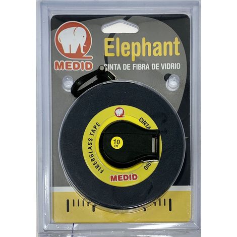 Cinta metrica 20mt-15,0mm fluorescente f/v estuche abs medid