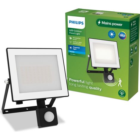 Philips Lois Proyector (Negro) con Sensor de movimiento Luz blanca fría - 30W (1/5)