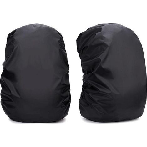 Housse de pluie noire pour sac à dos - Housse de pluie - Sac de voyage pour sac à dos - Housse de pluie pour sac à dos scolaire (1/5)