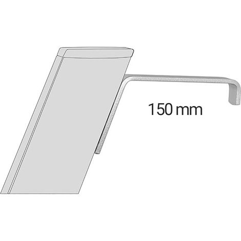 Kit di ganci piatti - 150mm - 54018-B