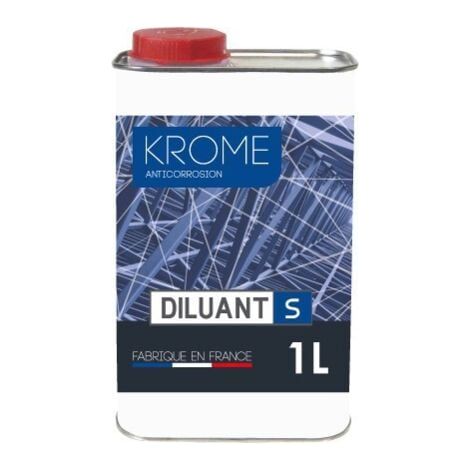 Krome Diluant S - Nettoyage et Dilution des Peintures - 1L  Conditionnement: 1L