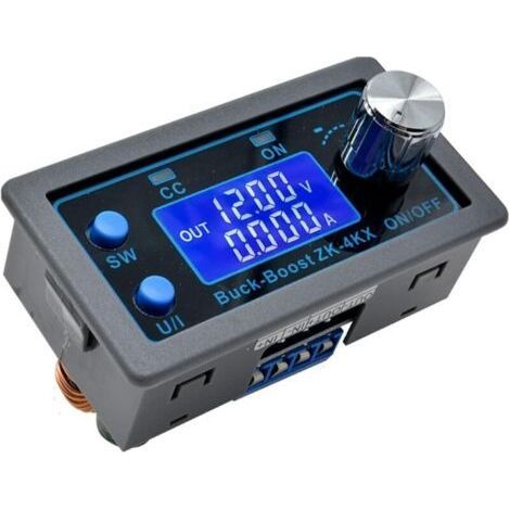 DC Buck Boost Converter Variable Voltage Regulator CC CV Power Supply Module 0.5-30V 4A 5V 6V 12V 24V LCD Display Voltage Adjustable Lab Power Supply (1/5)