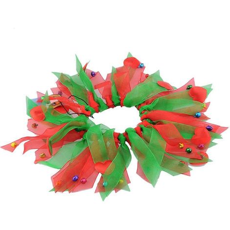 Collar navideño decorativo para perros (2 piezas) para disfraz navideño de mascota, ropa festiva. (1/5)