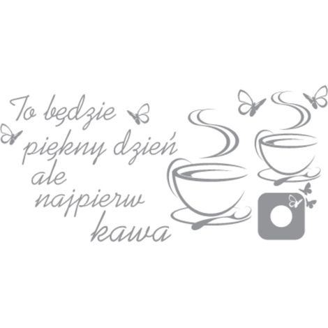 PEGATINAS DE COCINA pegatina taza de café corazón 100 x 50cm G258074 (1/2)