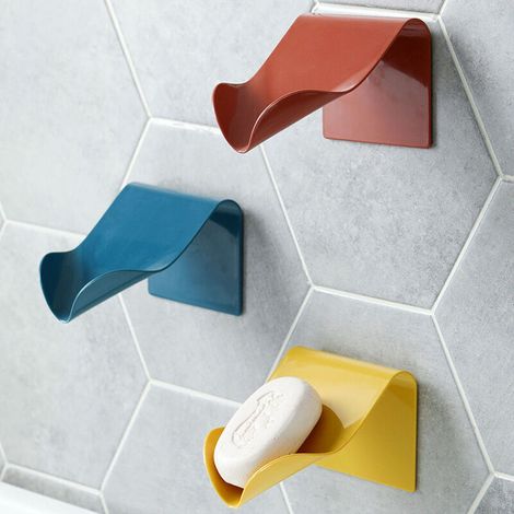 Porte - savon sans trous porte - gobelet mural salle de bain domestique drainage des toilettes (1/4)