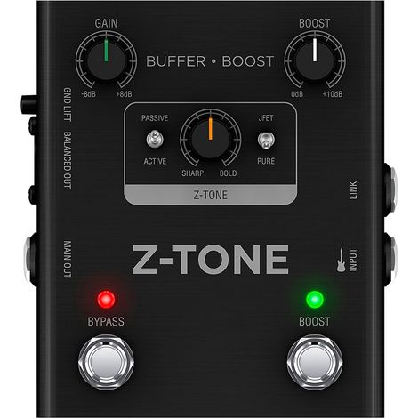 IK Multimedia IK Z-TONE Buffer Boost - preamplificador y caja DI con efecto Boost (1/3)