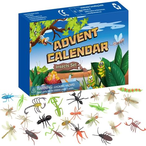 Décorations de Noël pour sapin : insectes, calendrier de l’Avent 24 jours, chiffres, cadeaux pour enfants, décoration intérieure, fête, sapin de Noël (1/5)