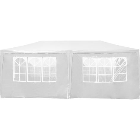 Wiltec – Pavillon de jardin 3 x 6 m – Tonnelle pliante avec protection UV 50% – Structure en acier – Parois latérales amovibles avec fenêtres (1/5)