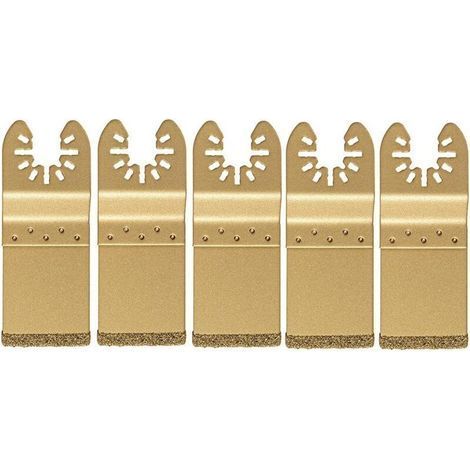 LAOA Lame de Scie DiamantéE Oscillante Universelle 5 PièCes/Ensemble pour la LibéRation Ajustement Lame Multi-Outils Coupe Dics (1/4)