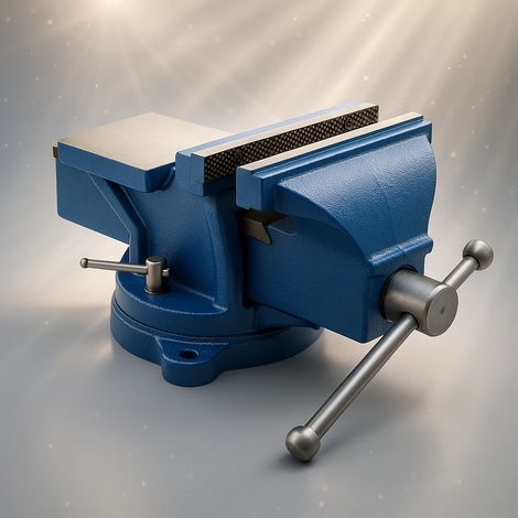 Morsa girevole da 200 mm con incudine  Kraft&Dele