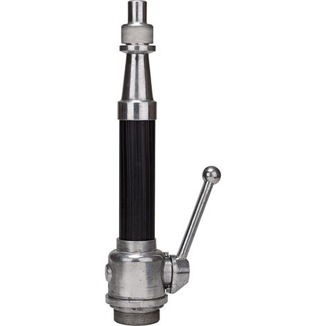 Riegler Mehrzweckstrahlrohr DIN 14365, Alu, G 2 AG, Düse 9 mm, Gummi (1/2)