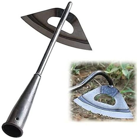 Scarificateur de jardinage à houe creuse trempé en acier-Ensoleillé