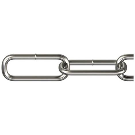 dörner + helmer 171957 Catena in acciaio inox Argento Acciaio inox A2 10 m (1/3)